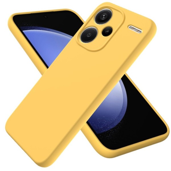 „Shell“ kieto silikono (TPU) dėklas - geltonas (Redmi Note 13 Pro+ 5G)