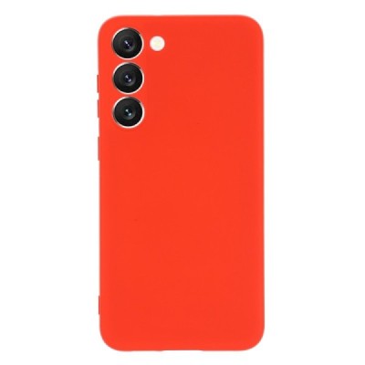 Samsung Galaxy S23 (SM-S911) Shell kieto silikono (TPU) dėklas raudonas - nugarėlė | Priedai.lt