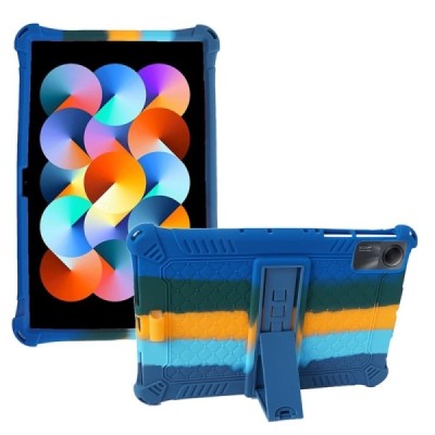 Xiaomi Redmi Pad SE 11" „Popit“ Bubble Kickstand minkšto silikono TPU mėlynas dėklas - nugarėlė | Priedai.lt