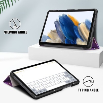 Samsung Galaxy Tab A11 / A9 flip "Cosmo" colored case - book | Priedai.lt