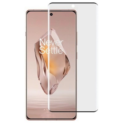 OnePlus 12R (Ace 3) „Imak“ Tempered Glass sustiprintos apsaugos juodas pilnai dengiantis apsauginis ekrano stiklas 0,2 mm | Prie