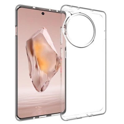 OnePlus 12R (Ace 3) kieto silikono TPU skaidrus dėklas - nugarėlė | Priedai.lt