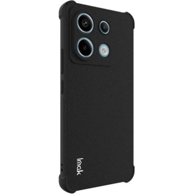 Xiaomi Redmi Note 13 Pro 5G (Poco X6 5G) Imak sustiprintos apsaugos kieto silikono TPU juodas dėklas - nugarėlė | Priedai.lt