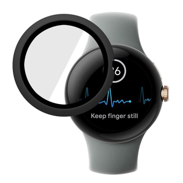 „Enkay“ protective screen glass 0.2 mm - black (Google Pixel Watch 2 / Pixel Watch)