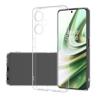 OnePlus Nord CE 3 Lite 5G hard silicone TPU transparent case - back | Priedai.lt