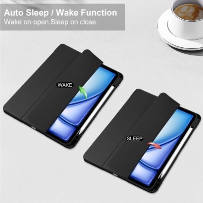 „Deluxe“ flip case - black (iPad Air 13 (2026) / Air 13 (2025) / Air 13 (2024))
