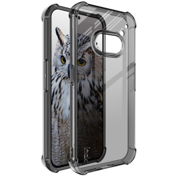 „Imak“ reinforced protection hard silicone (TPU) case - gray (Nothing Phone 2a / 2a Plus)