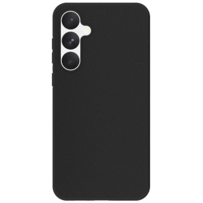 Samsung Galaxy A55 5G (SM-A556E) hard silicone (TPU) black case - cover | Priedai.lt