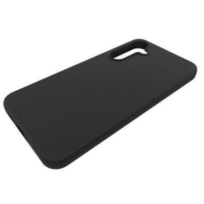 Samsung Galaxy A55 5G (SM-A556E) hard silicone (TPU) black case - cover | Priedai.lt
