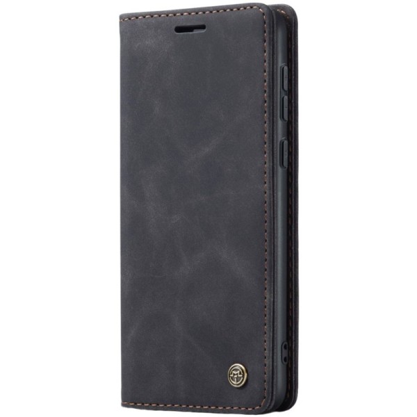 „CaseMe“ Retro Solid Flip Case - Black (Galaxy A55)