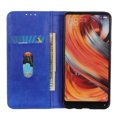 Sony Xperia 10 VI Binfen Solid Flip Book Case - Blue | Priedai.lt