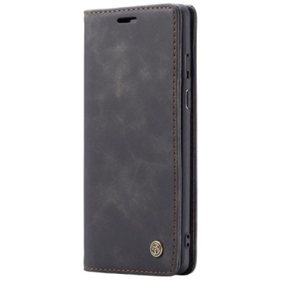 OnePlus 8 Pro CaseMe Retro Solid Flip Case Book - Black | Priedai.lt