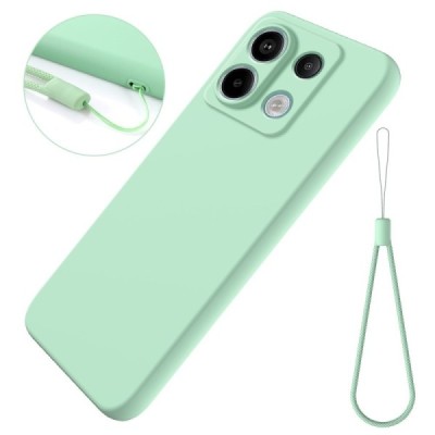 Xiaomi Redmi Note 13 Pro 5G / Poco X6 5G Shell hard liquid silicone (TPU) case green - cover | Priedai.lt