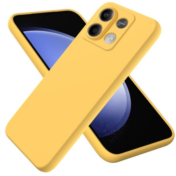 „Shell“ hard silicone (TPU) case - yellow (Redmi Note 13 5G)