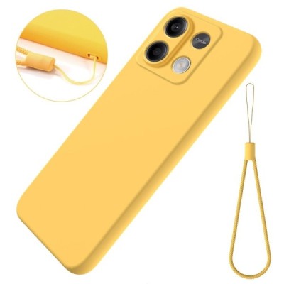 Xiaomi Redmi Note 13 5G Shell hard liquid silicone (TPU) case yellow - cover | Priedai.lt