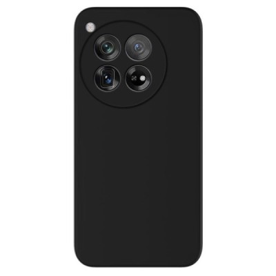 Oneplus 12R / Ace 3 Shell hard liquid silicone (TPU) case black - cover | Priedai.lt