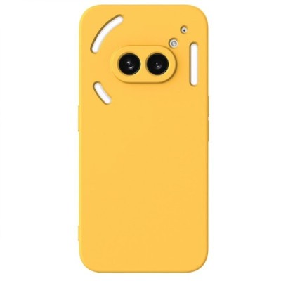 Nothing Phone 2a (2a Plus) Shell hard liquid silicone (TPU) case yellow - cover | Priedai.lt