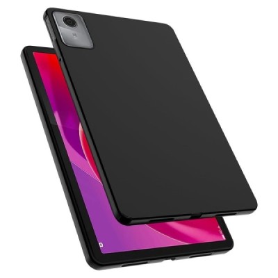 Lenovo Tab M11 (TB330FU) hard silicone TPU black case - back | Priedai.lt
