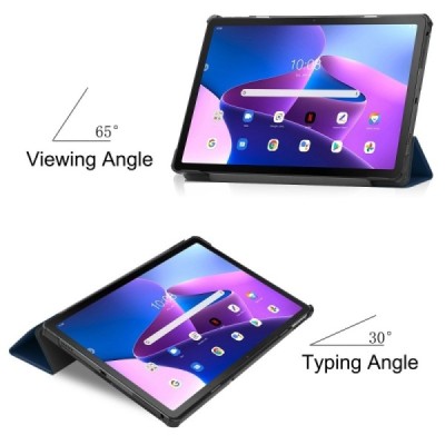 Lenovo Tab M10 Plus 10.6" Gen 3 Flip Book Case - blue (foldable) | Priedai.lt