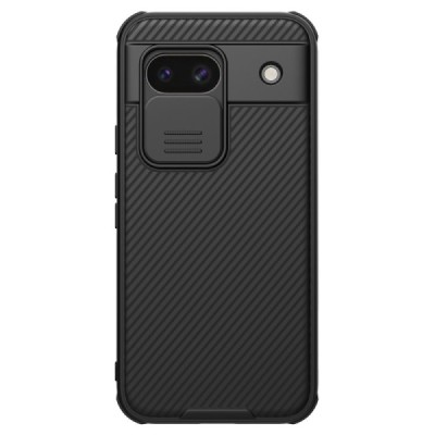 Google Pixel 8A "Nillkin" CamShield Pro black case - cover | Priedai.lt