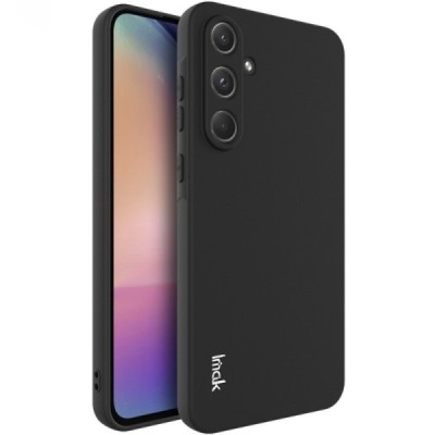 Samsung Galaxy A55 5G (SM-A556) „Imak“ hard silicone TPU black case - back | Priedai.lt