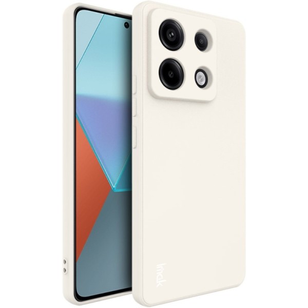 „Imak“ hard silicone (TPU) case - sand color (Redmi Note 13 Pro 5G / Poco X6 5G)