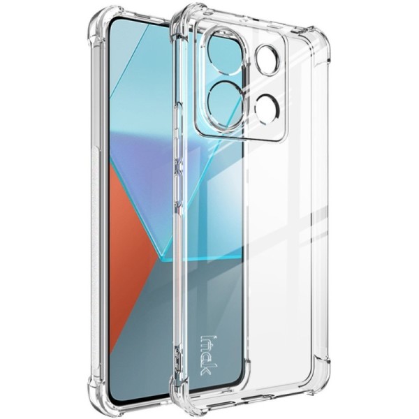 „Imak“ reinforced protection hard silicone (TPU) case - transparent (Redmi Note 13 Pro 5G / Poco X6 5G)