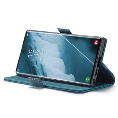 Samsung Galaxy S24 Ultra (SM-S928) CaseMe Retro Solid Flip Case Book - Green | Priedai.lt