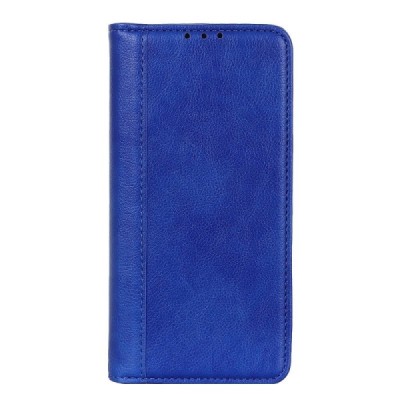 OnePlus 12R (Ace 3) blue leather flip case - booklet with magnet | Priedai.lt