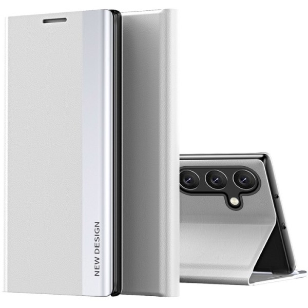„View Line“ flip case - silver (Galaxy A55)