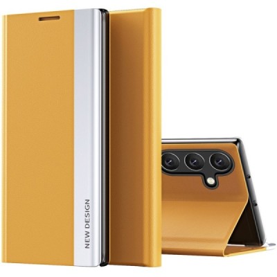 Samsung Galaxy A55 5G (SM-A556) View Line orange flip case - booklet | Priedai.lt
