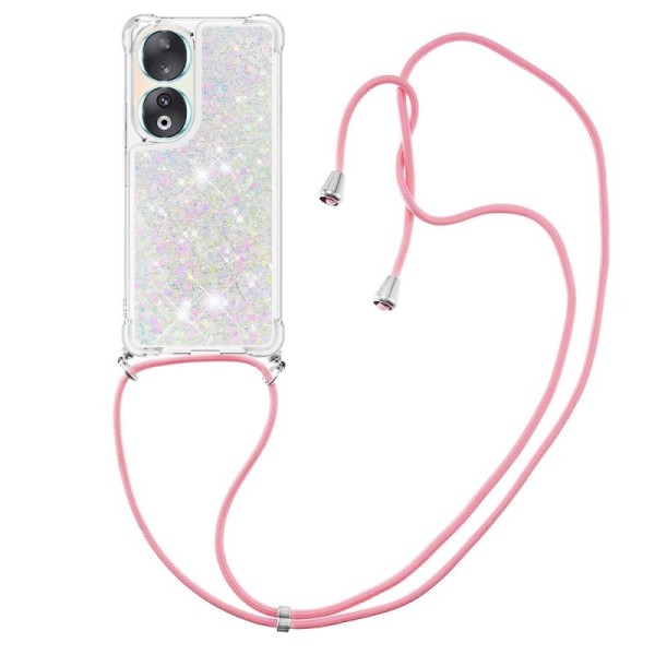 „Strap“ Shine hard silicone (TPU) case - transparent (Honor 90)