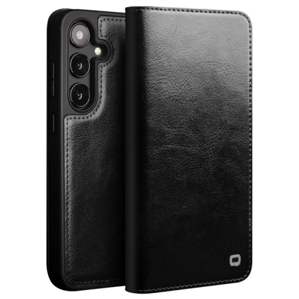 „QIALINO“ flip case - black (Galaxy S24+)