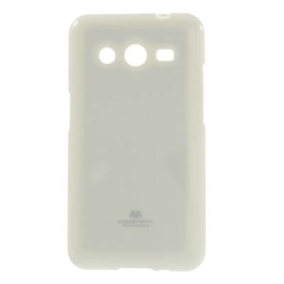 Mercury TPU kieto silikono baltas Samsung Galaxy Core 2 G355 dėklas - nugarėlė / Priedai.lt