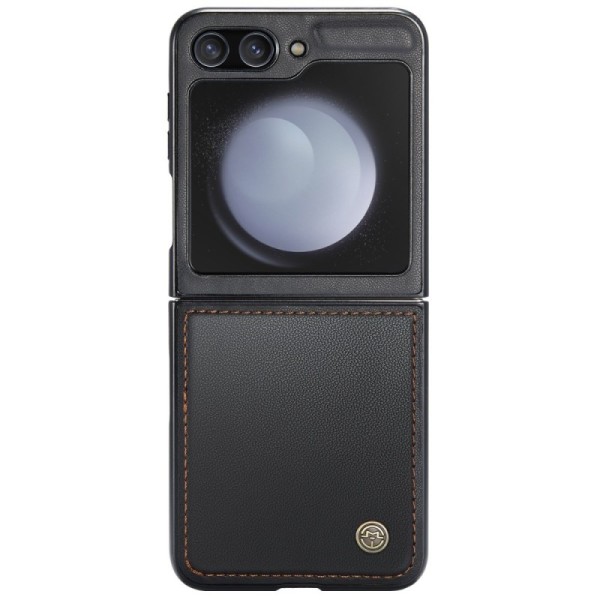 „CaseMe“ Leather plastic case - black (Galaxy Flip7 FE / Flip6)