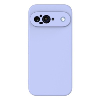 Google Pixel 9 Shell hard liquid silicone (TPU) case purple - cover | Priedai.lt