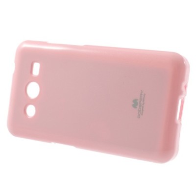 Mercury TPU kieto silikono rožinis Samsung Galaxy Core 2 G355 dėklas - nugarėlė / Priedai.lt