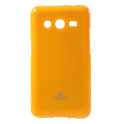 Mercury TPU kieto silikono geltonas Samsung Galaxy Core 2 G355 dėklas - nugarėlė / Priedai.lt