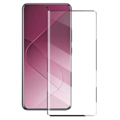 Xiaomi 14 Ultra „Mocolo“ 9H 3D Tempered Glass enhanced protection black full coverage protective screen glass | Priedai.lt
