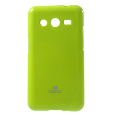 Mercury TPU kieto silikono žalias Samsung Galaxy Core 2 G355 dėklas - nugarėlė / Priedai.lt