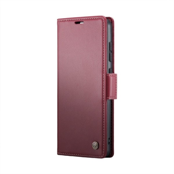 „CaseMe“ Leather Solid Flip Case - Burgundy (Poco X6 Pro 5G / Redmi K70E)