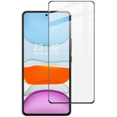 Asus Rog Phone 8 (8 Pro) „Imak“ Tempered Glass reinforced protection black full coverage protective screen glass 0.2 mm | Prieda