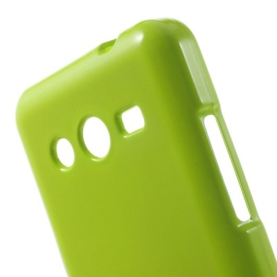 Mercury TPU kieto silikono žalias Samsung Galaxy Core 2 G355 dėklas - nugarėlė / Priedai.lt