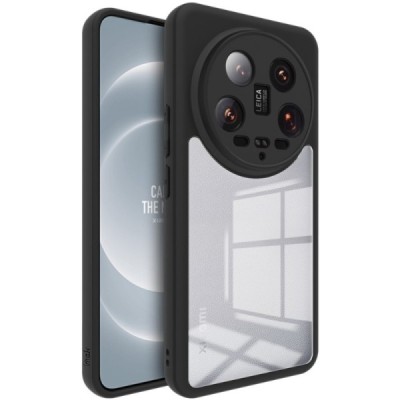 Xiaomi 14 Ultra „Imak“ hard silicone TPU transparent case - back | Priedai.lt