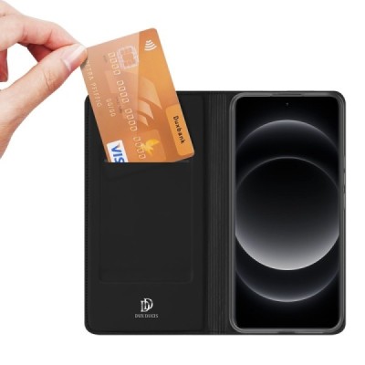 Xiaomi 14 Ultra "Dux Ducis" Skin Flip Book Case - black | Priedai.lt