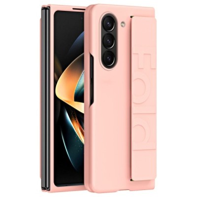 Samsung Galaxy Fold6 5G (SM-F956B) Foldable pink plastic case - back | Priedai.lt