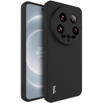 Xiaomi 14 Ultra „Imak“ hard silicone TPU black case - back | Priedai.lt
