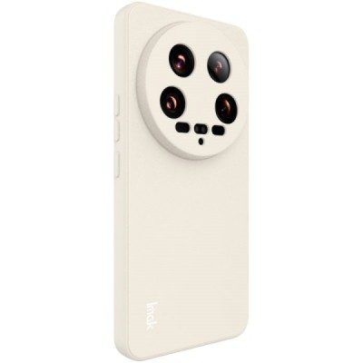 Xiaomi 14 Ultra „Imak“ hard silicone TPU sand color case - back | Priedai.lt