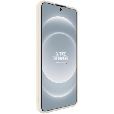 Xiaomi 14 Ultra „Imak“ hard silicone TPU sand color case - back | Priedai.lt