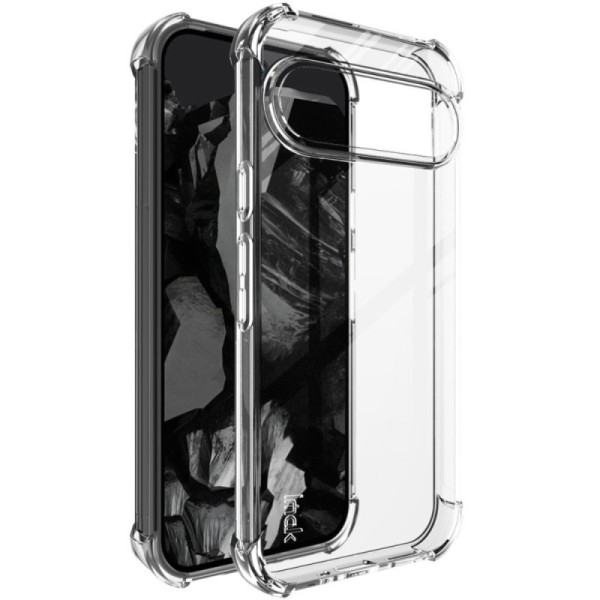 „Imak“ reinforced protection hard silicone (TPU) case - transparent (Pixel 9 / 9 Pro)